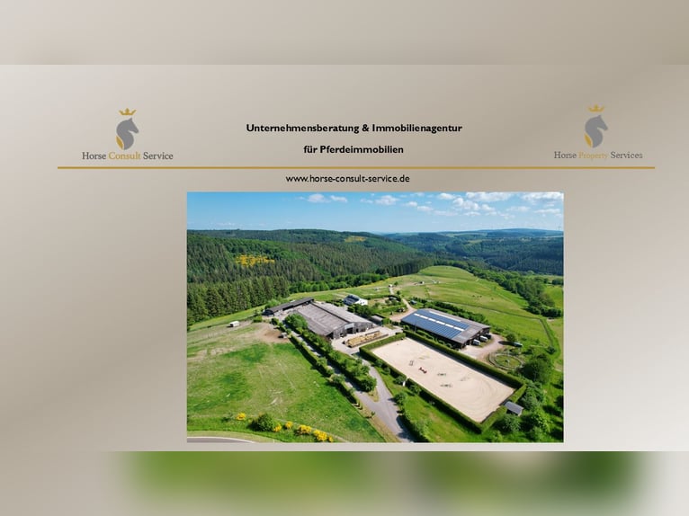 Impresionante y espacioso centro ecuestre en una ubicación panorámica entre Tréveris y Luxemburgo