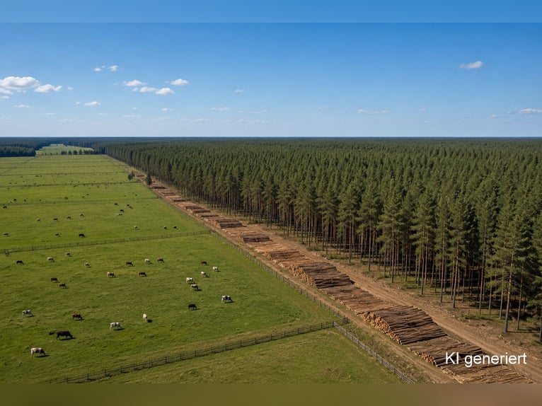 Instalaciones ecuestres con 150 hectáreas de praderas y bosques, incluyendo coto de caza propio.