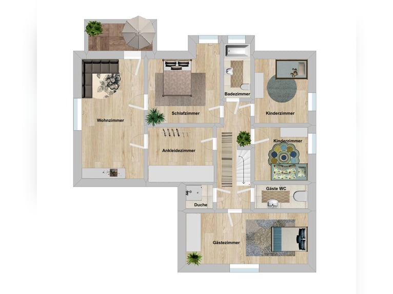 Instalaciones ecuestres en Dannenberg (Elba), Baja Sajonia – granja reformada y casa residencial con