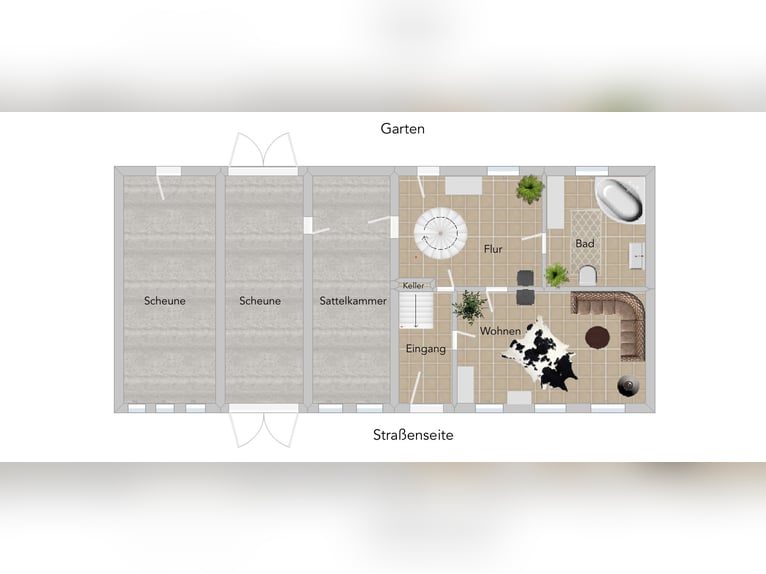 Pferdehof in Rheinland-Pfalz mit 8 Pferdeboxen und kleiner Halle in Niederhambach!