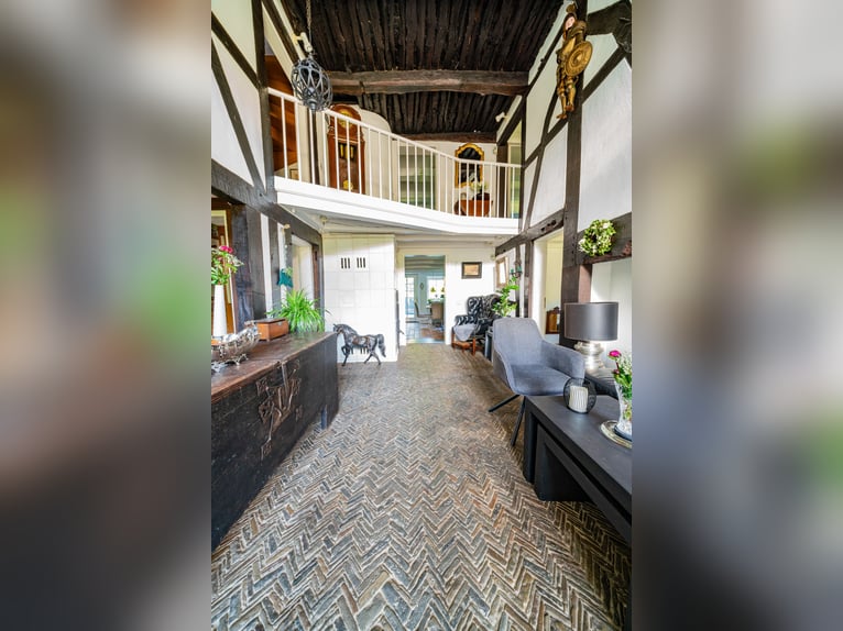 Propiedad privada con instalaciones ecuestres y una casa histórica en un entorno idílico