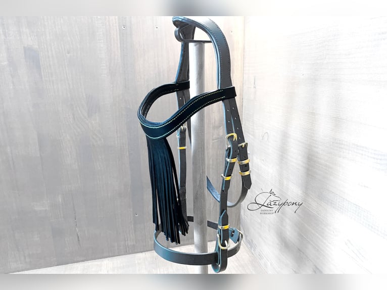 Elegante frontalera Vaquero Lazypony, fringe browband Lazypony