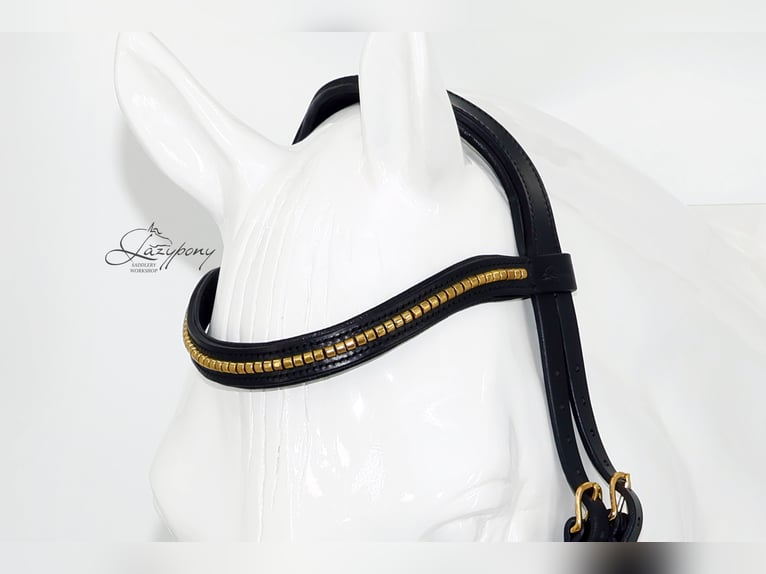 Frontalera clincher ondulada Lazypony / Wave clincher browband Lazypony