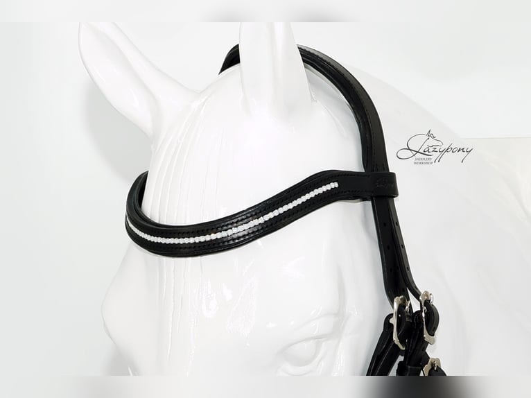 Frontalera Crystal Lazypony White Opal / Crystal Browband Lazypony White Opal