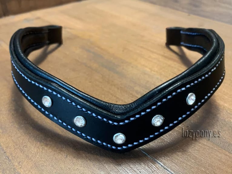 Frontalera Diadem Lazypony en forma de V, Cristal V-shaped browband Diadem
