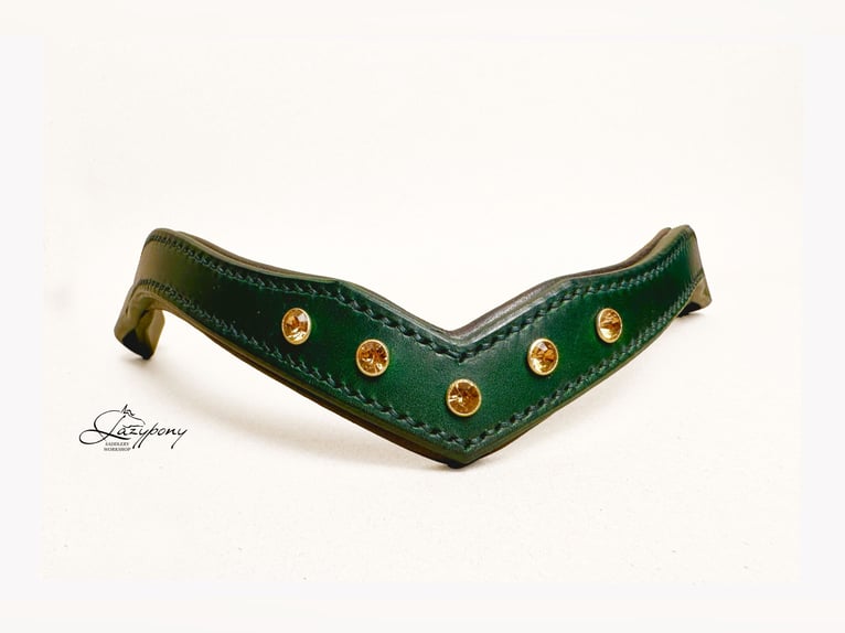 Frontalera Diadem Lazypony en forma de V, Cristal V-shaped browband Diadem