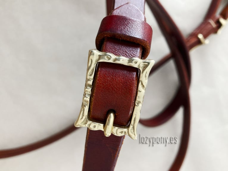 Riendas Barroca de cuero Lazypony, baroque reins, leather horse reins