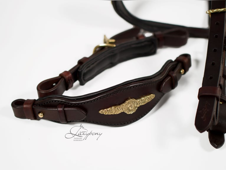 Cabezada hackamore barroca Lazypony / Baroque hackamore bridle Lazypony