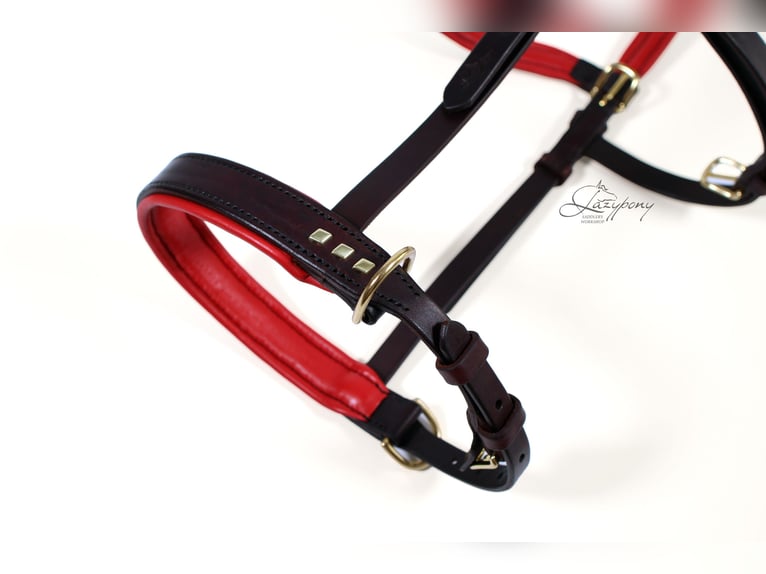 Cabezada sidepull clásica Lazypony / Leather sidepull bitless Lazypony