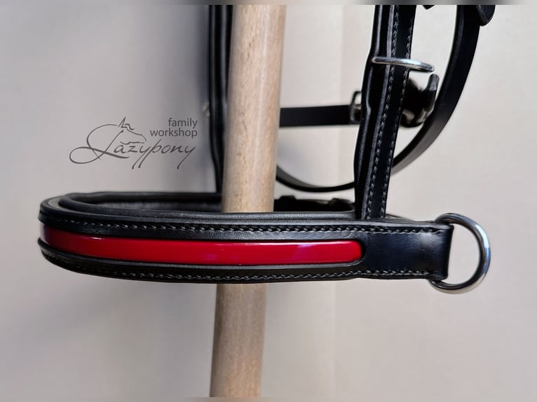 Leather sidepull Lazypony, bitless bridle, cabezada sin embocadura, cabezada de cuero