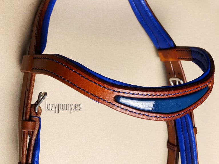 Leather sidepull Lazypony, bitless bridle, cabezada sin embocadura, cabezada de cuero