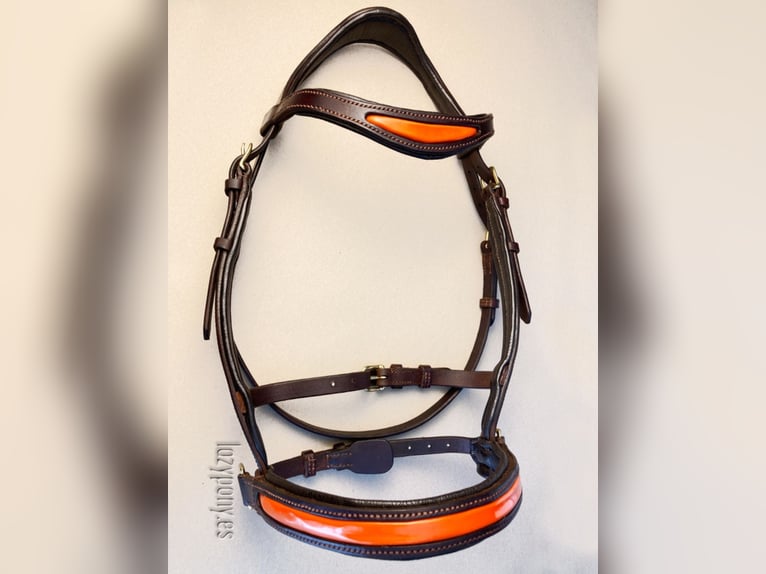 Leather sidepull Lazypony, bitless bridle, cabezada sin embocadura, cabezada de cuero