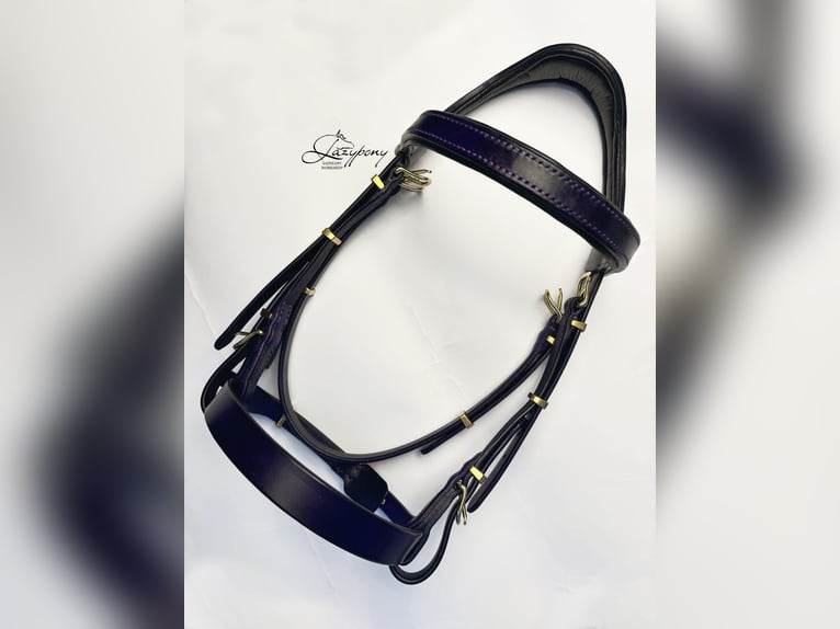 Cabezada anatómica Ranger Lazypony, cabezada de cuero, Anatomical handmade bridle Ranger Lazypony