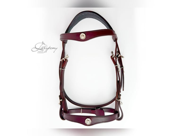 Portuguese iberian bridle Lazypony, cabezada barrocca, cabezada de cuero, Cabezada ibérica portugues
