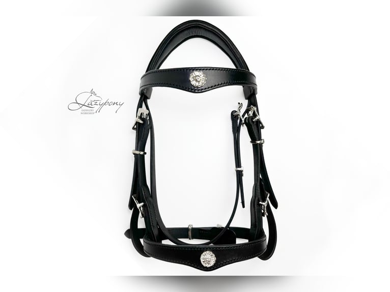 Portuguese iberian bridle Lazypony, cabezada barrocca, cabezada de cuero, Cabezada ibérica portugues