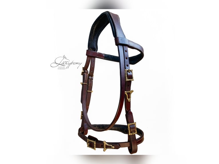 Portuguese iberian bridle Lazypony, cabezada barrocca, cabezada de cuero, Cabezada ibérica portugues