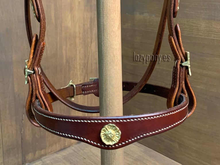 Portuguese iberian bridle Lazypony, cabezada barrocca, cabezada de cuero, Cabezada ibérica portugues