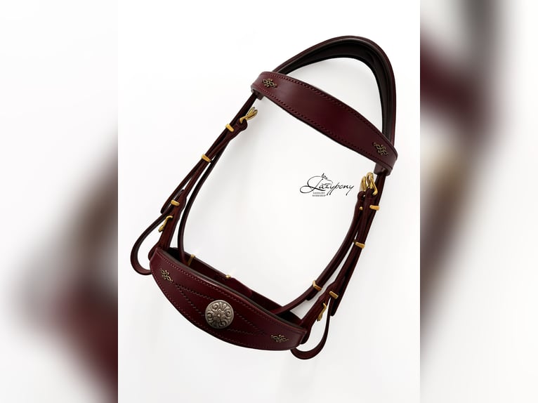 Cabezada Lazypony de estilo barroco, Fancy handcrafted baroque bridle Lazypony