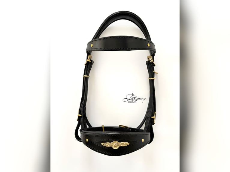 Cabezada Lazypony de estilo barroco, Fancy handcrafted baroque bridle Lazypony
