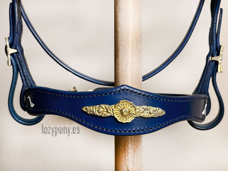 Celtic horse bridle Lazypony, cabezada barroca, cabezada de cuero, Cabezada de cuero celta Lazypony