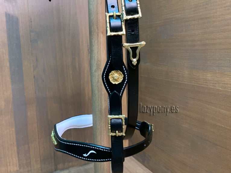 Celtic horse bridle Lazypony, cabezada barroca, cabezada de cuero, Cabezada de cuero celta Lazypony