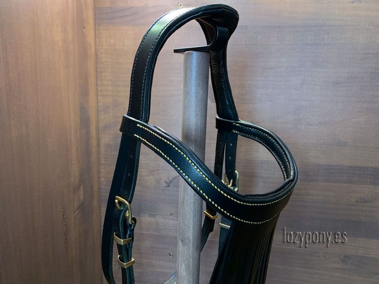 Elegante cabezada Vaquero Lazypony, Handcrafted horse bridle Vaquero