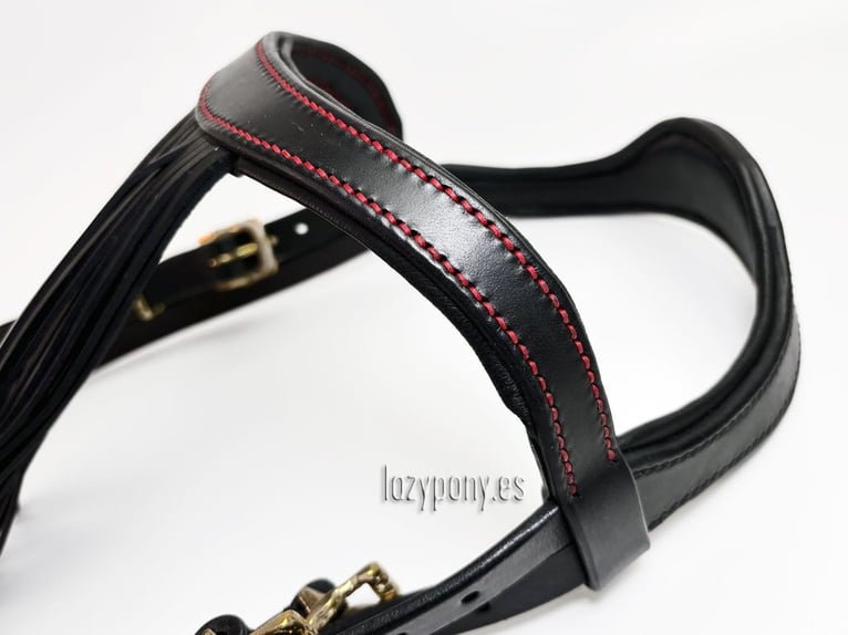 Elegante cabezada Vaquero Lazypony, Handcrafted horse bridle Vaquero