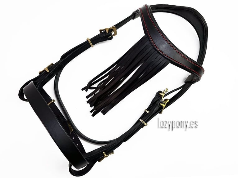 Elegante cabezada Vaquero Lazypony, Handcrafted horse bridle Vaquero