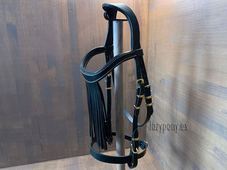 Elegante cabezada Vaquero Lazypony, Handcrafted horse bridle Vaquero