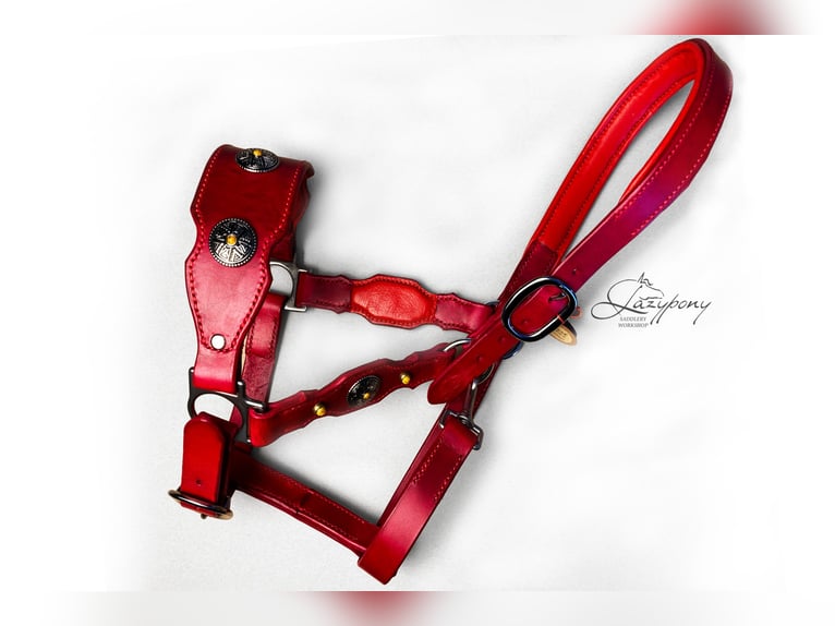 Baroque horse halter Lazypony, Cabezada cuadra Barroca Lazypony, cabezada de cuero