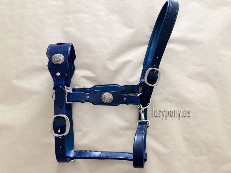 Baroque horse halter Lazypony, Cabezada cuadra Barroca Lazypony, cabezada de cuero