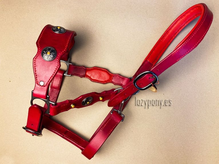 Baroque horse halter Lazypony, Cabezada cuadra Barroca Lazypony, cabezada de cuero