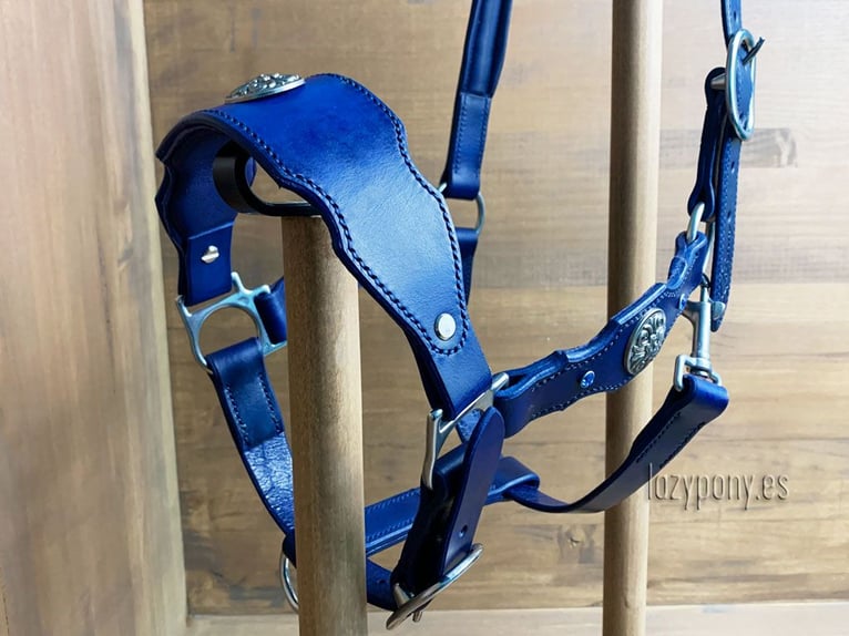 Baroque horse halter Lazypony, Cabezada cuadra Barroca Lazypony, cabezada de cuero