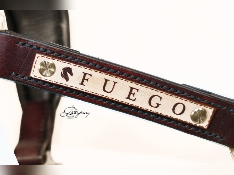 Cabezada de Cuadra de Cuero Triple Stitch Lazypony |  Triple Stitch Leather Halter Lazypony