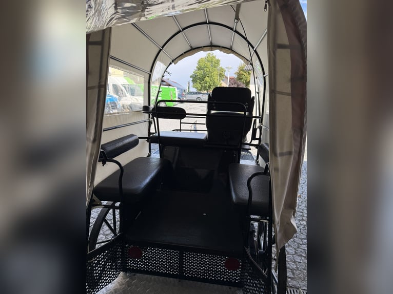 Carro de caballos con freno de disco