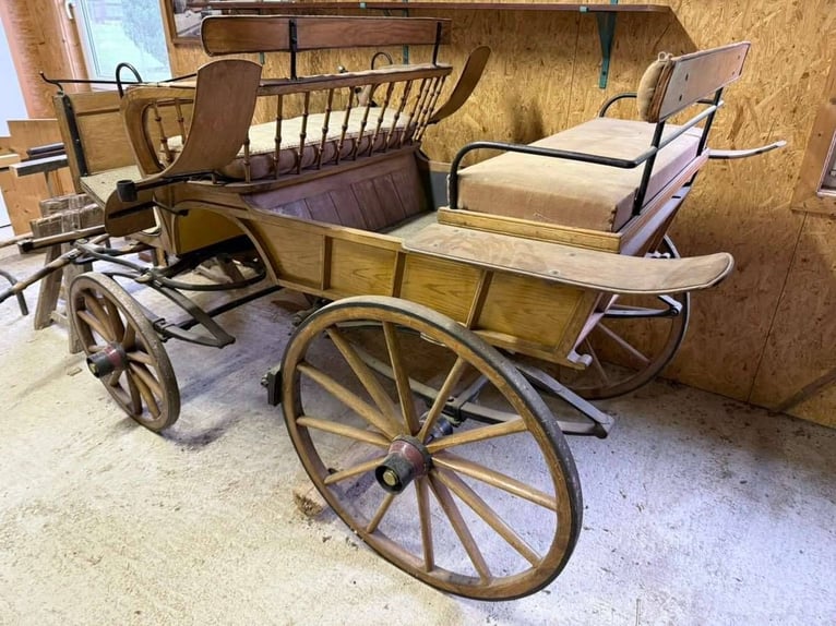 Antigua carroza de caballos / Carro de entrenamiento