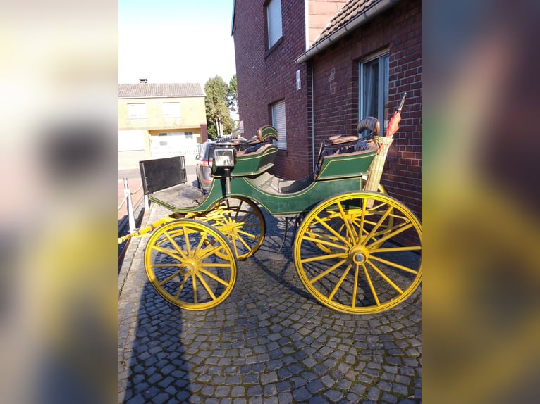 Carro de caza siameso – G.H.W. Trimpler Lüneburg – Estado excelente – circa 1920