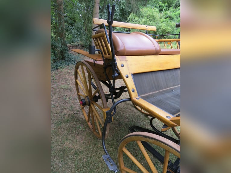 Carro de tiro con Doktorwagen (Sandschneider), completamente restaurado para coleccionistas