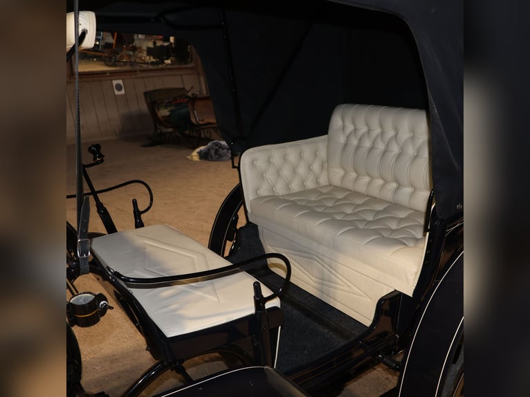 Mylord Kutsche Ein/Zweispänner Scheibenbremsen Trittbrett Schwarz