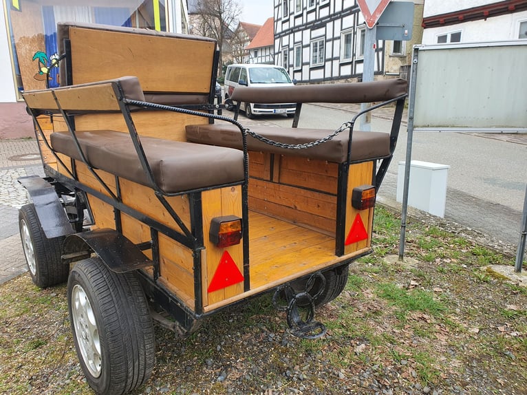 Vagoneta / Carro de entrenamiento – freno de tambor de 4 ruedas, vía de 1,40 m, neumáticos con cámar