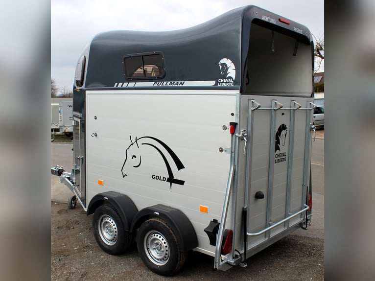 Caballo Liberte Gold II de aluminio, velocidad máxima de 100 km/h, Pullmann con doble suspensión