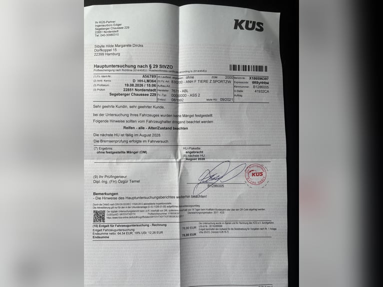 Remolque Böckmann, aproximadamente 25 años