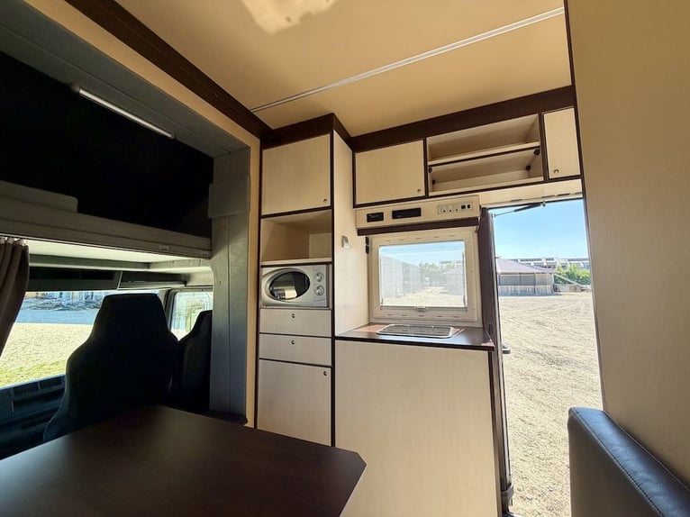 Camión de transporte de caballos MAN TGL 8.180, para 4 caballos, con vivienda integrada, transmisión