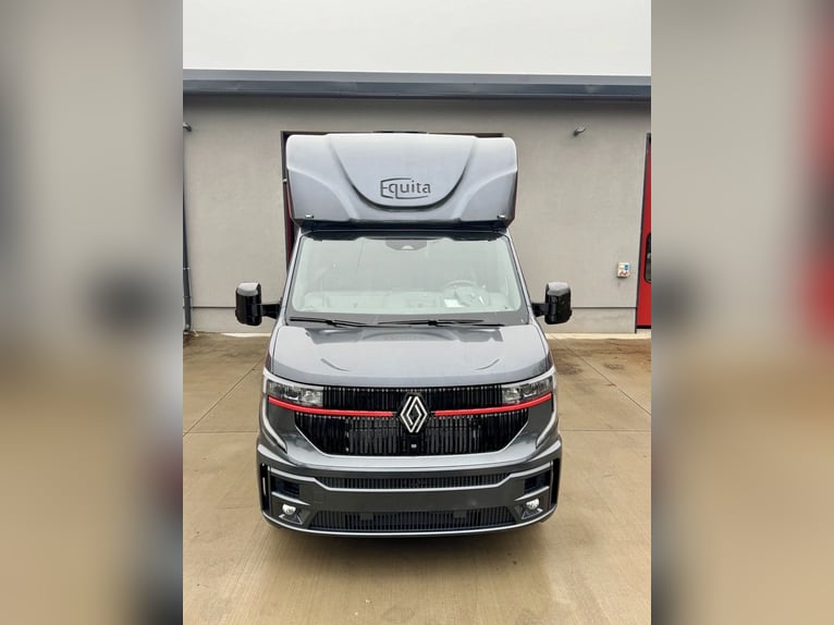 Nuevo modelo Renault EQUITA transportador de caballos para 2 caballos, camión de 3 plazas con transm