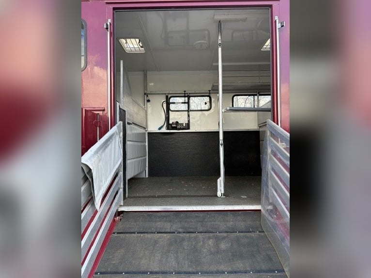 Transportador de 3 caballos con zona de vivienda, capacidad de 7,5 toneladas