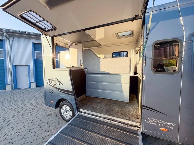 Transportín para caballos de 5 plazas, automático, con solo 80.300 km, Opel Movano, aire acondiciona