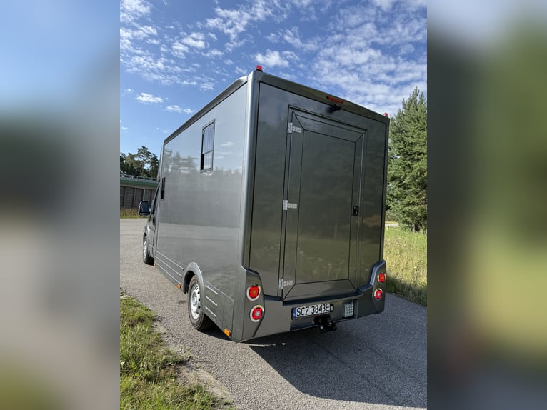 Carro de transporte de caballos Fiat Ducato con capacidad para 5 plazas, diseñado para caballos seme