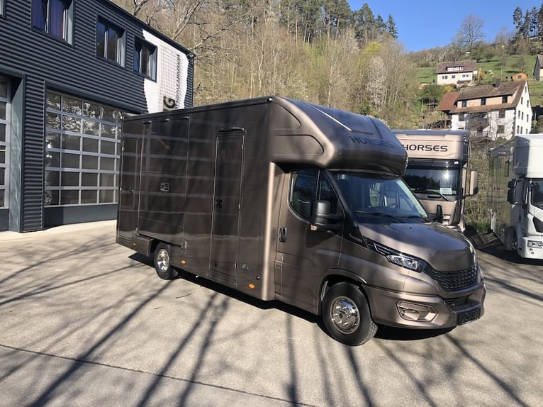 IVECO Daily RJH Sport Pro H2 Pferdetransporter Wohnmobil Wohnung 7,2to. Mautfrei