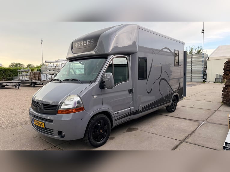 ¡Se venden dos caballos y un camión de transporte!
