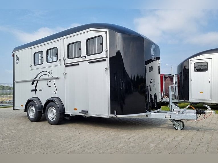 Remolque para caballos Liberté Maxi 4 – con rampa lateral y arnés integrado